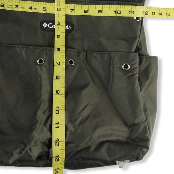 Columbia Cross Body Diaper Messenger Bag Green - Picture 15 of 16